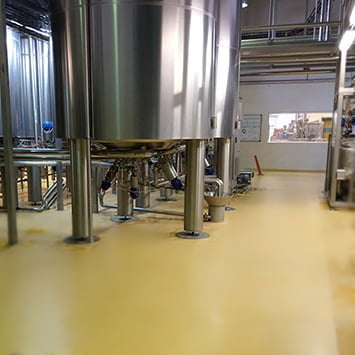 Food and dairy industry flooring